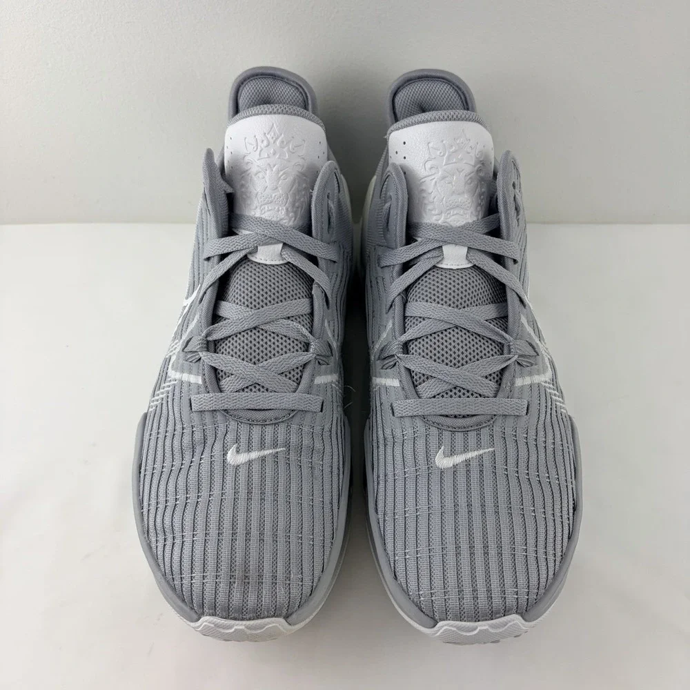 Nike LeBron Witness 6 TB Wolf Grey White Basketball Shoes Men's Size 12